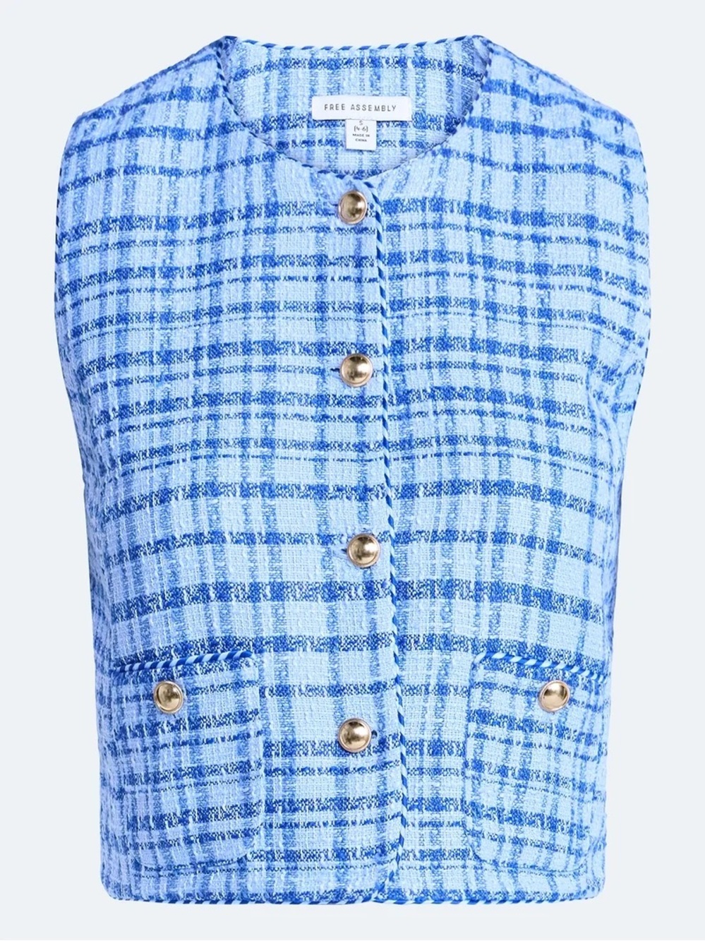 Tweed vest